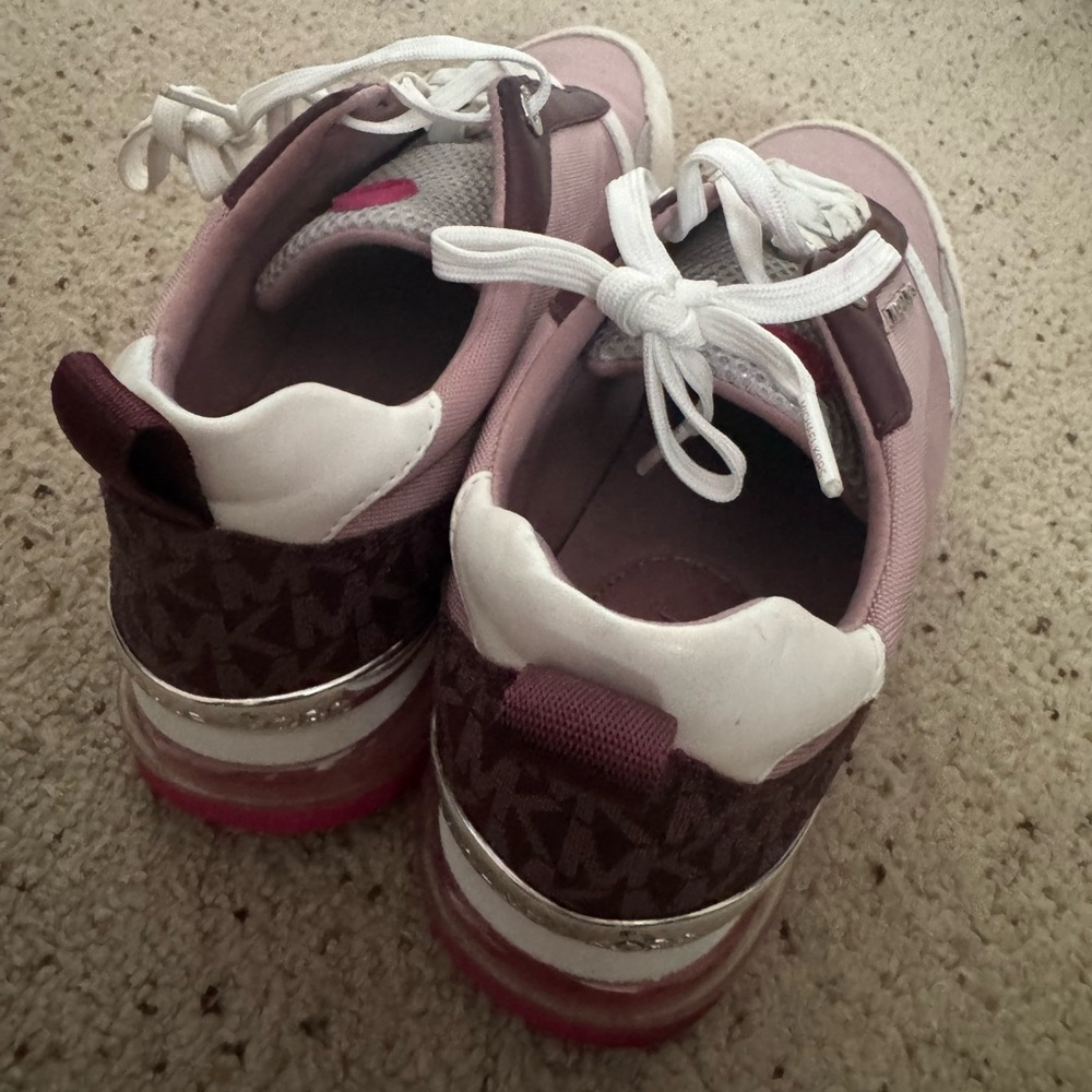 Michael Kors Mauve and Cream Sneakers - Picture 6 of 9